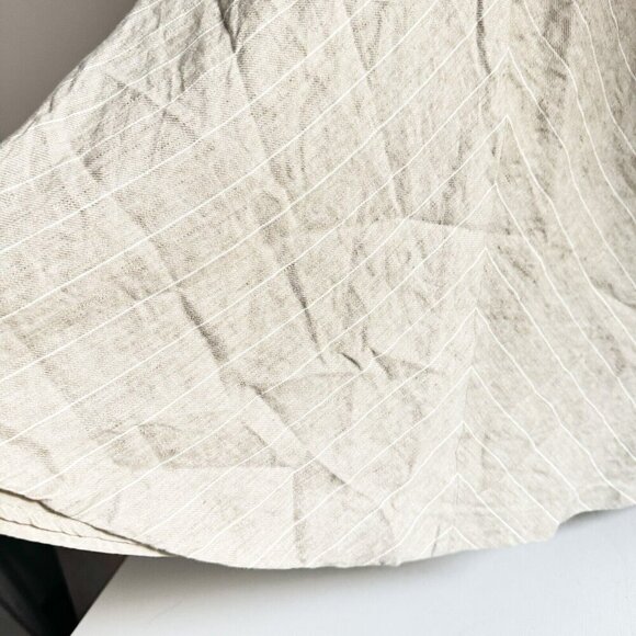 Max Mara Linen striped Sleeveless Midi Dress XS/S - Picture 7 of 11